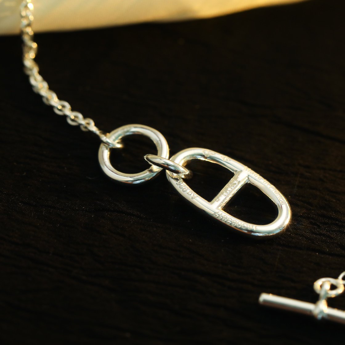 [Liorra]HM CHAINE D'ANCRE PENDANT NECKLACE STERLING SILVER