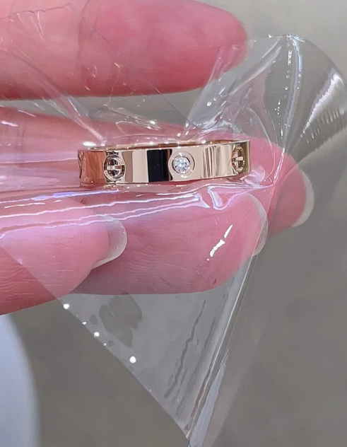 [Liorra]LOVE RING 4MM 1 DIAMOND