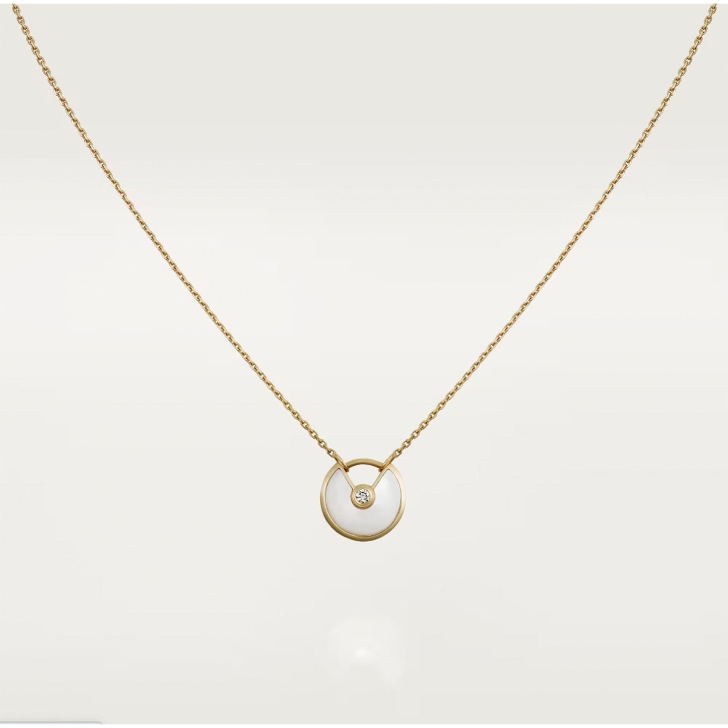 [Liorra]AMULETTE Liorra GOLD MOP NECKLACE