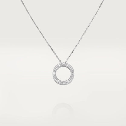[Liorra]LOVE NECKLACE ADJUSTABLE SILVER
