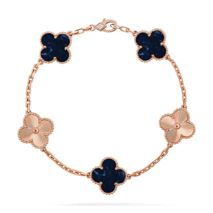 [Liorra]CLOVER 5 MOTIF PIETERSITE BRACELET COLLECTION