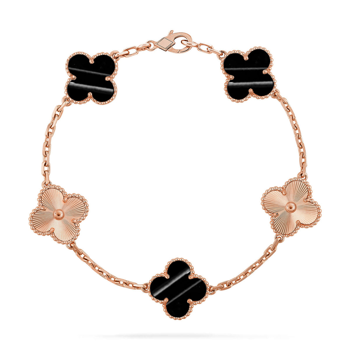 [Liorra] CLOVER 5 MOTIF PULSAR STONE BRACELET COLLECTION