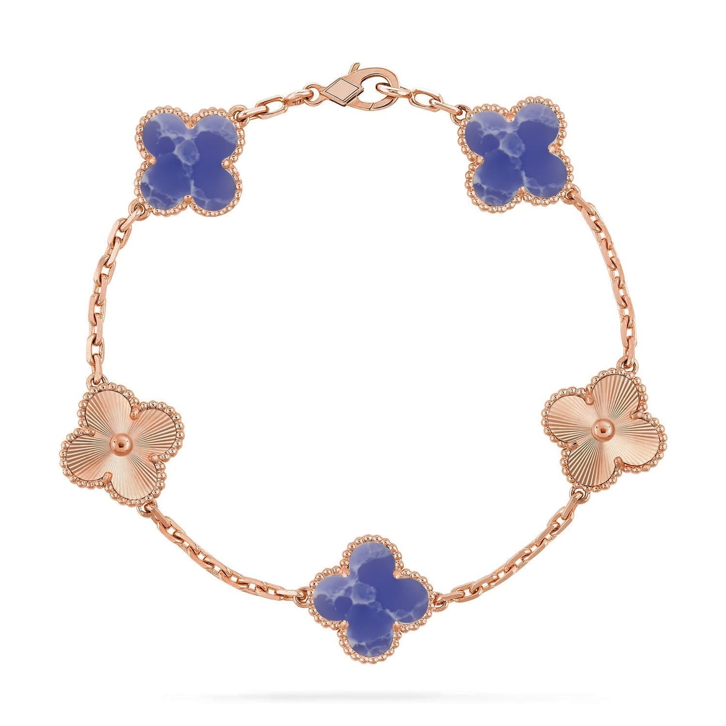 [Liorra]CLOVER 5 MOTIF BLUE VEINS BRACELET COLLECTION