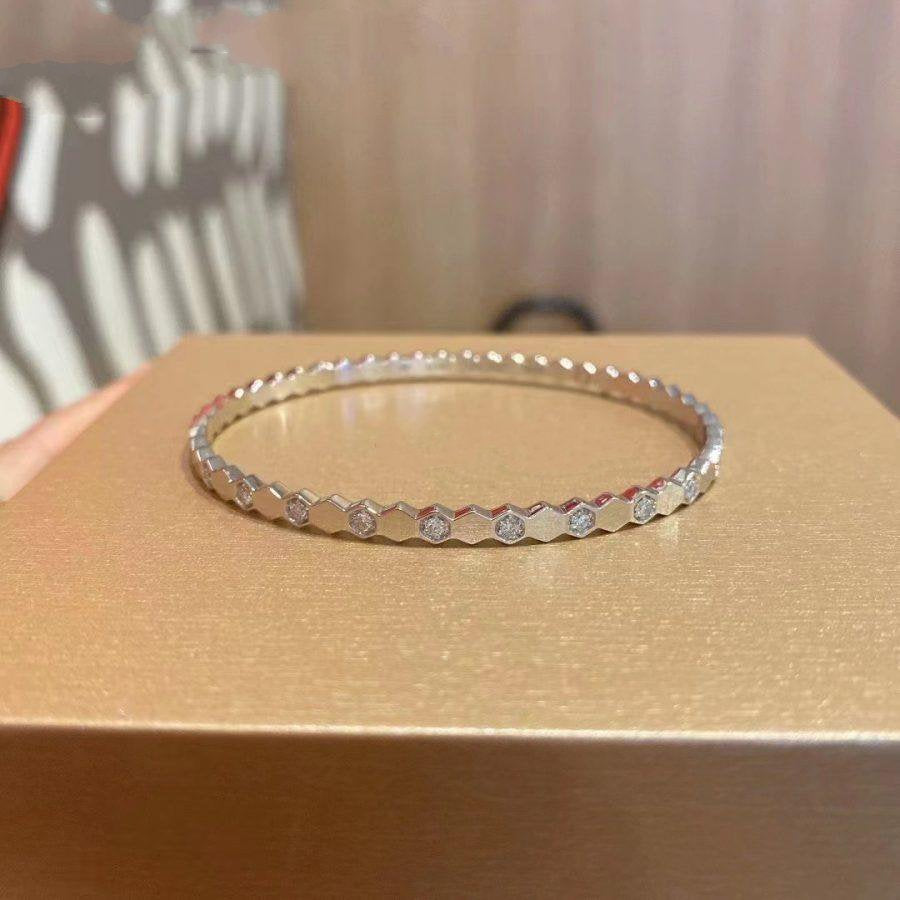 [Liorra]BEE LOVE SILVER DIAMOND BRACELET
