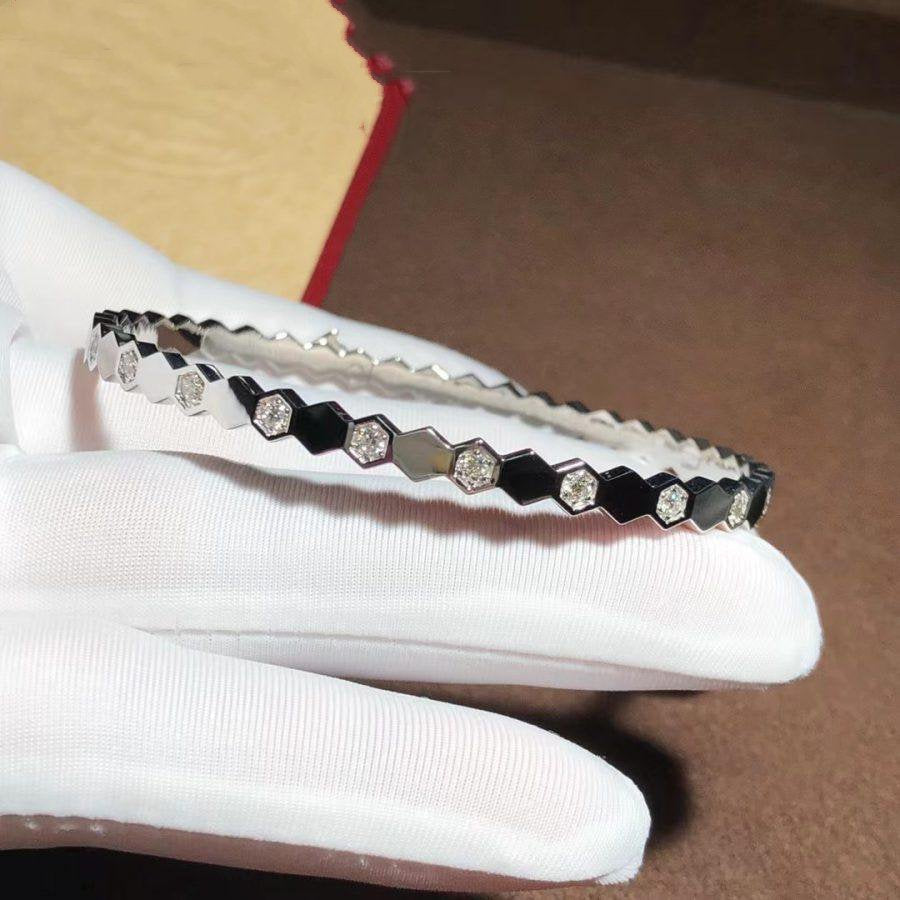 [Liorra]BEE LOVE SILVER DIAMOND BRACELET