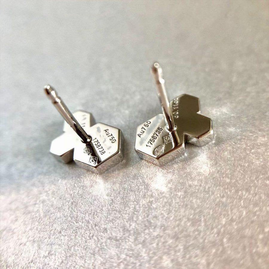 [Liorra]BEE LOVE SILVER DIAMOND EARRINGS
