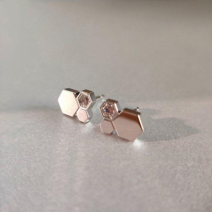 [Liorra]BEE LOVE SILVER DIAMOND EARRINGS
