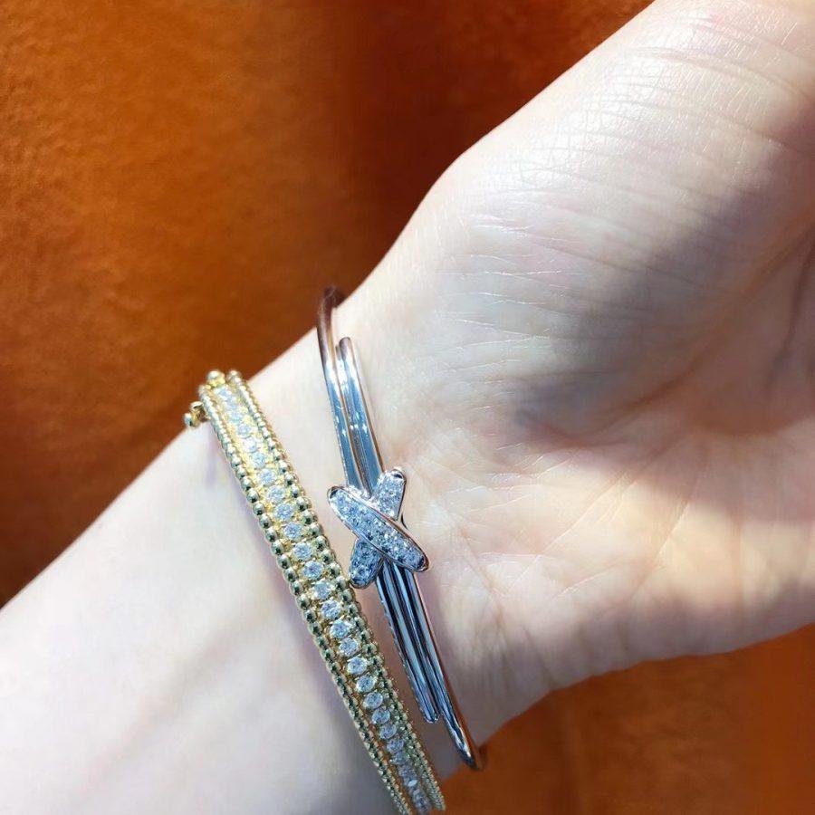 [Liorra]JEUX DE BRACELET SILVER DIAMONDS