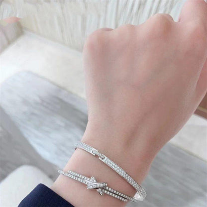 [Liorra]JEUX DE BRACELET DIAMONDS SILVER