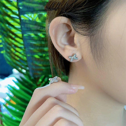 [Liorra]JEUX DE SILVER DIAMOND EARRINGS