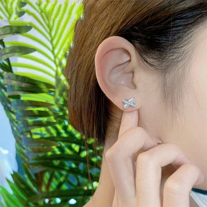 [Liorra]JEUX DE SILVER DIAMOND EARRINGS