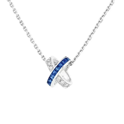 [Liorra]LIENS DIAMOND SILVER NECKLACE