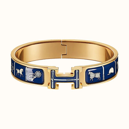 [Liorra]H COUVERTURES DARK BLUE BRACELET