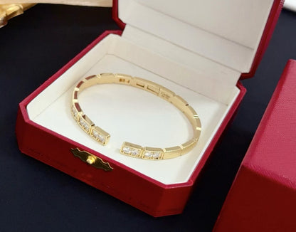 [Liorra jewelrys]LOVE DIAMOND OPEN  BRACELET