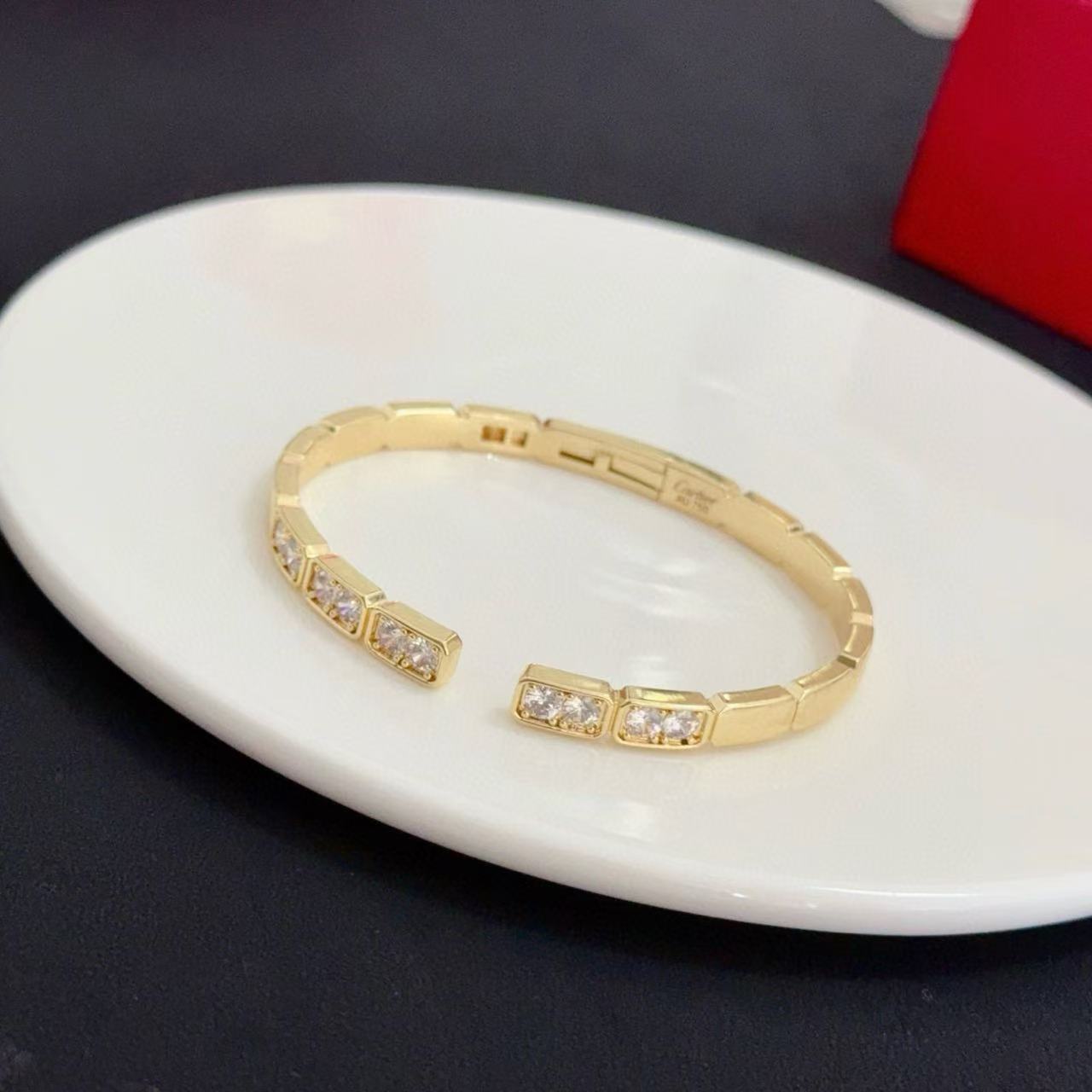[Liorra jewelrys]LOVE DIAMOND OPEN  BRACELET