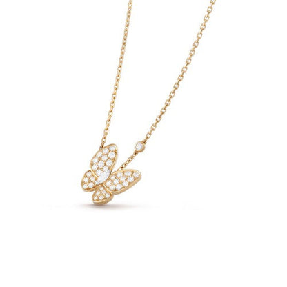 [Liorra]BUTTERFLY DIAMOND NECKLACE
