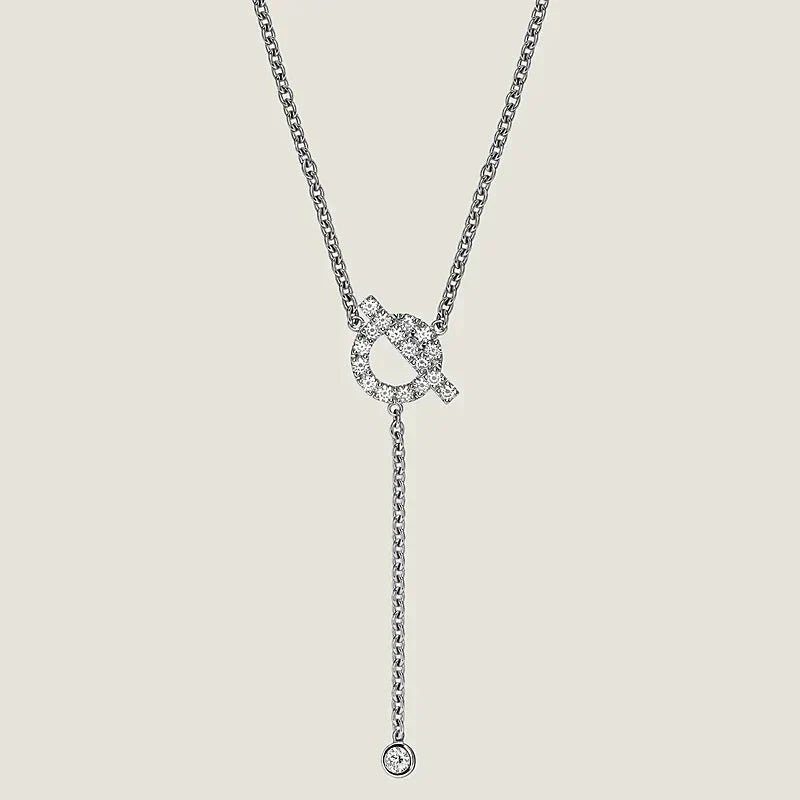 [Liorra]FINESSE SILVER DIAMOND NECKLACE