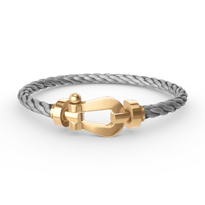 [Liorra]FORCE LARGE HORSESHOE NO DIAMOND BRACELET GOLD