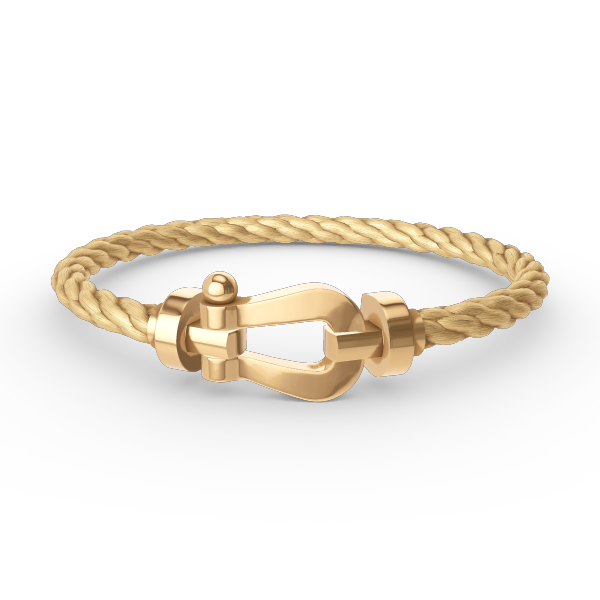 [Liorra]FORCE LARGE HORSESHOE NO DIAMOND BRACELET GOLD