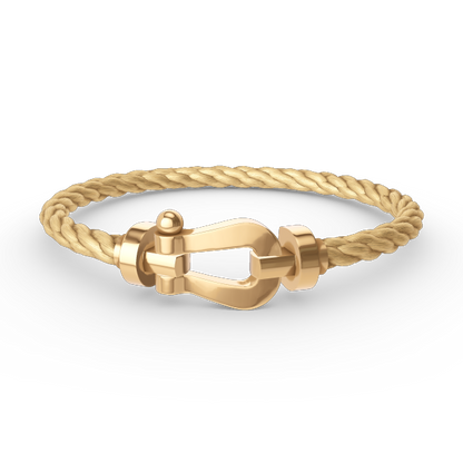 [Liorra]FORCE LARGE HORSESHOE NO DIAMOND BRACELET GOLD