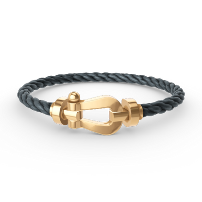 [Liorra]FORCE LARGE HORSESHOE NO DIAMOND BRACELET GOLD