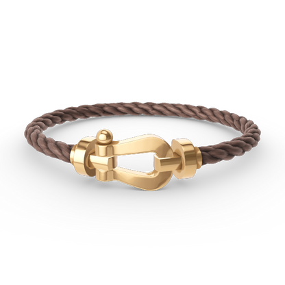 [Liorra]FORCE LARGE HORSESHOE NO DIAMOND BRACELET GOLD