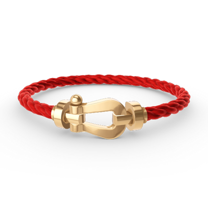 [Liorra]FORCE LARGE HORSESHOE NO DIAMOND BRACELET GOLD