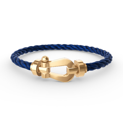 [Liorra]FORCE LARGE HORSESHOE NO DIAMOND BRACELET GOLD