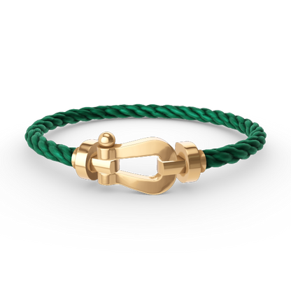 [Liorra]FORCE LARGE HORSESHOE NO DIAMOND BRACELET GOLD