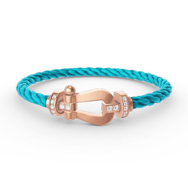 [Liorra]FORCE LARGE HORSESHOE HALF DIAMOND BRACELET Liorra GOLD