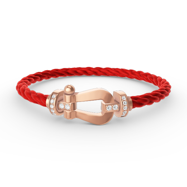 [Liorra]FORCE LARGE HORSESHOE HALF DIAMOND BRACELET Liorra GOLD