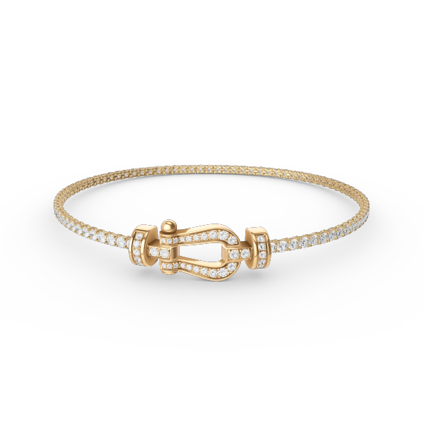 [Liorra]FORCE  HORSESHOE  DIAMOND TENNIS BRACELET