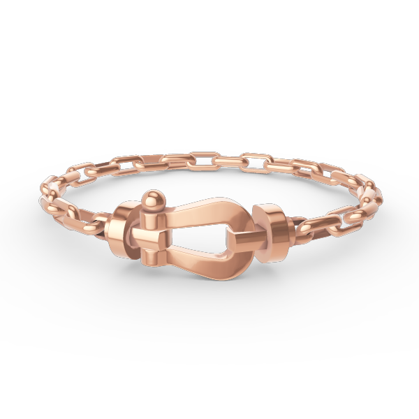 [Liorra]FORCE LARGE HORSESHOE CLASP  METAL BRACELET