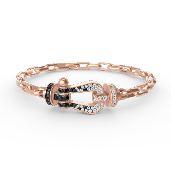 [Liorra]FORCE LARGE HORSESHOE CLASP  METAL BRACELET