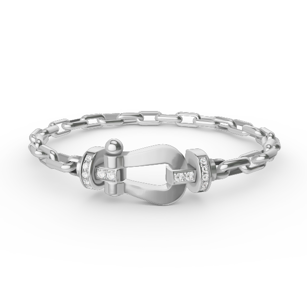 [Liorra]FORCE LARGE HORSESHOE CLASP  METAL BRACELET