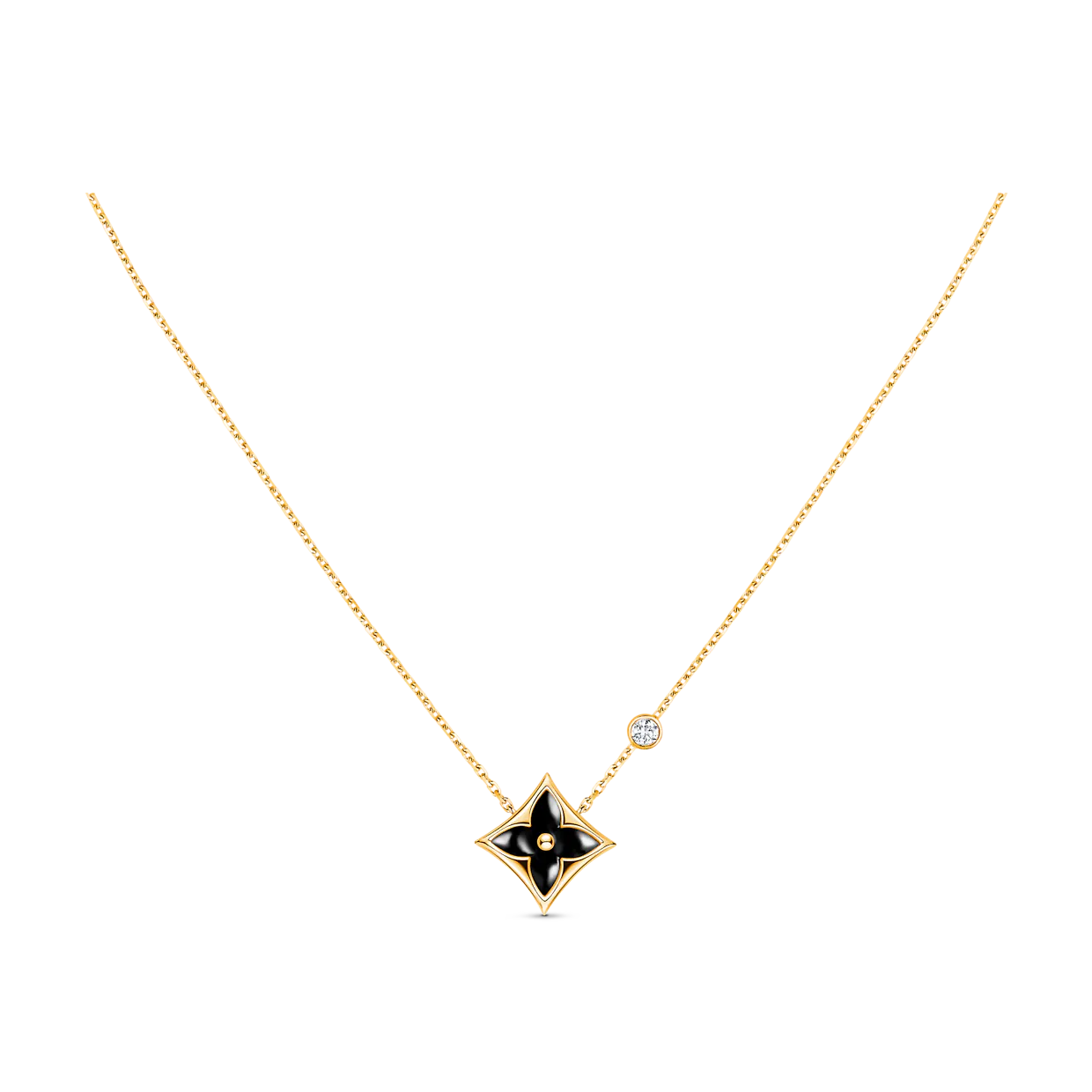 [Liorra]STAR BLACK MOP NECKLACE
