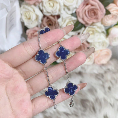 [Liorra]CLOVER 5 MOTIF PIETERSITE BRACELET COLLECTION