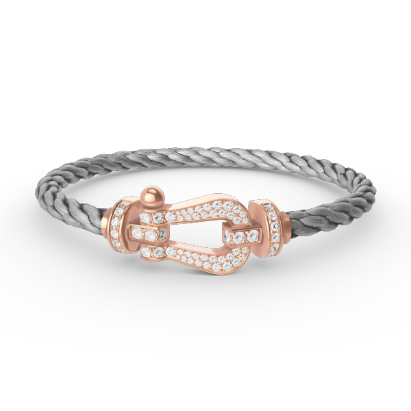 [Liorra]FORCE LARGE HORSESHOE FULL DIAMOND BRACELET Liorra GOLD