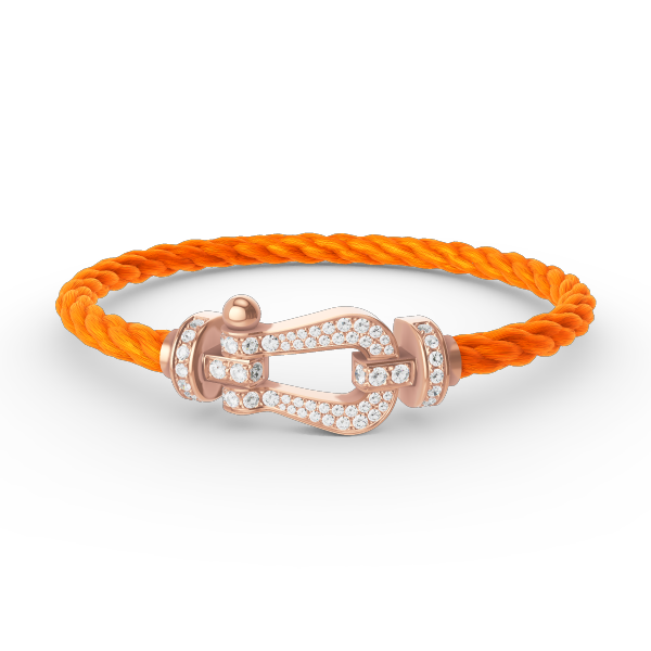 [Liorra]FORCE LARGE HORSESHOE FULL DIAMOND BRACELET Liorra GOLD