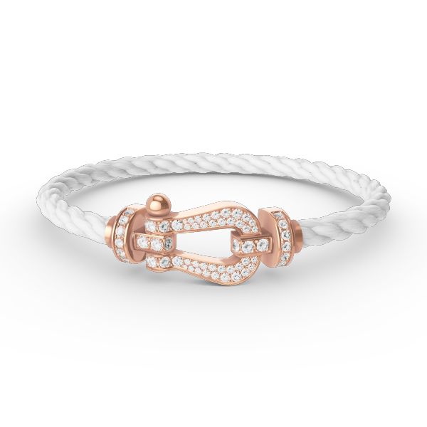 [Liorra]FORCE LARGE HORSESHOE FULL DIAMOND BRACELET Liorra GOLD