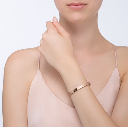 [Liorra]LOVE BRACELET 6.1MM 4 DIAMONDS