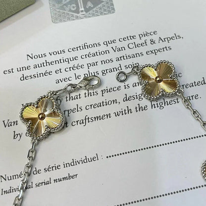 [Liorra] CLOVER 5 MOTIF LASER BRACELET COLLECTION