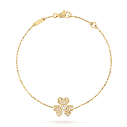[Liorra]FRIVOLE GOLD FLOWER DIAMOND BRACELET
