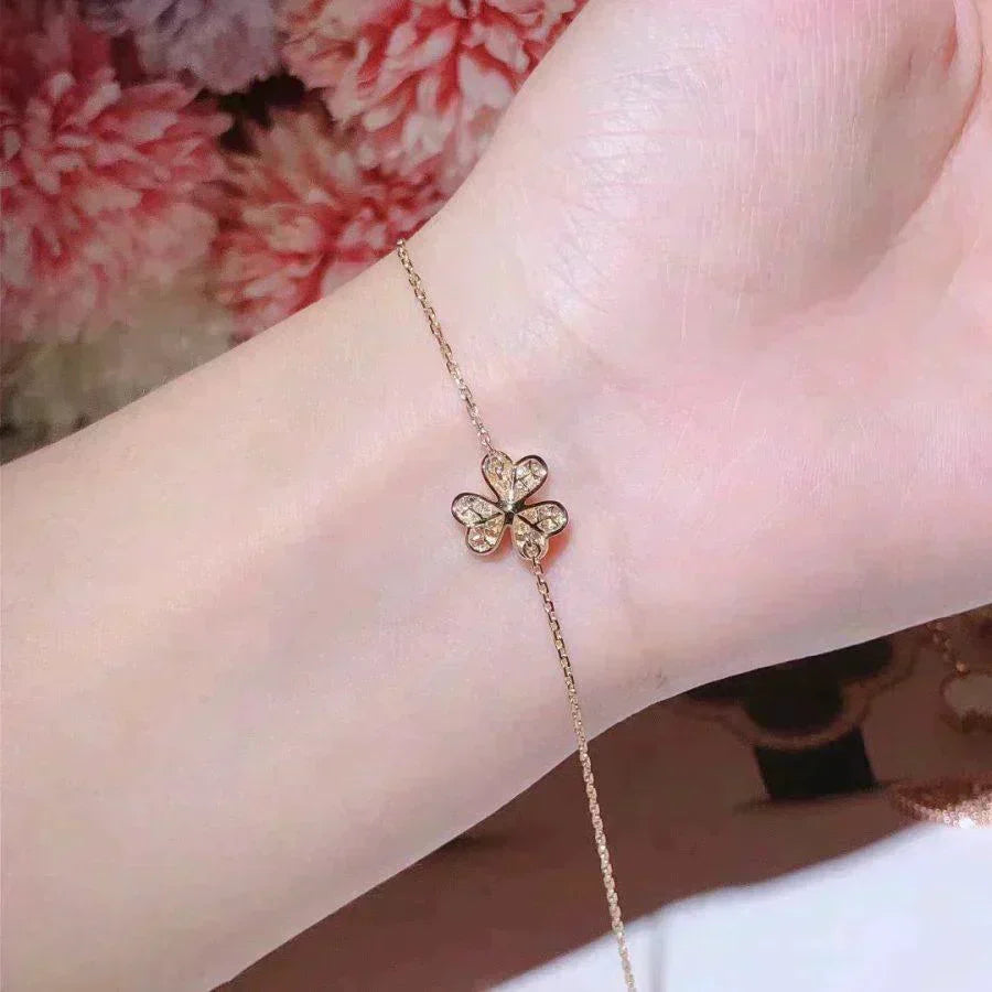 [Liorra]FRIVOLE GOLD FLOWER DIAMOND BRACELET