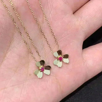 [Liorra]FRIVOLE GOLD FLOWER NECKLACE