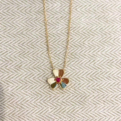 [Liorra]FRIVOLE GOLD FLOWER NECKLACE
