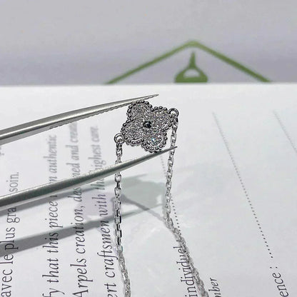 [Liorra]CLOVER  SINGLE FLOWER BRACELET SILVER