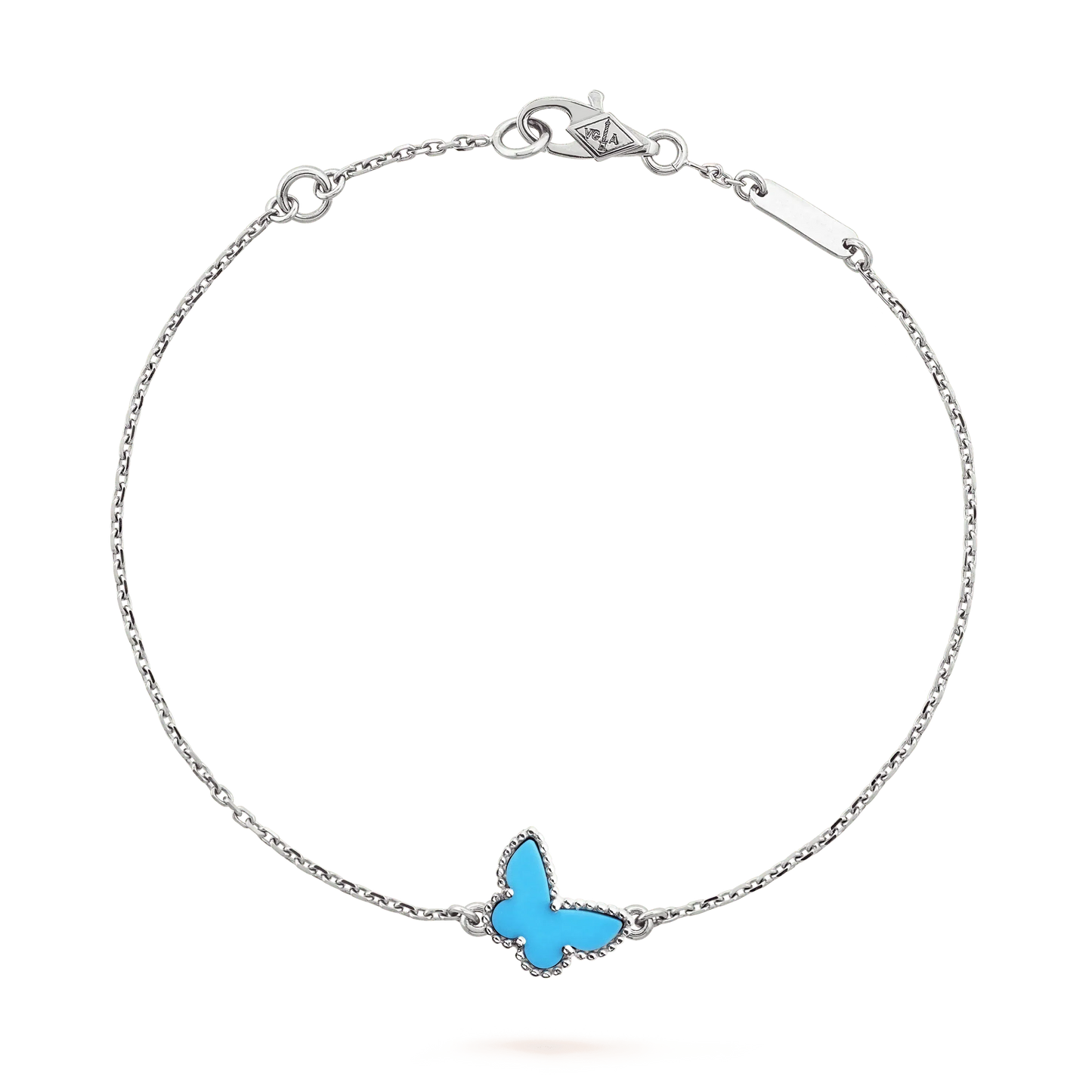 [Liorra]BUTTERFLY TURQUOISE BUTTERFLY BRACELET SILVER