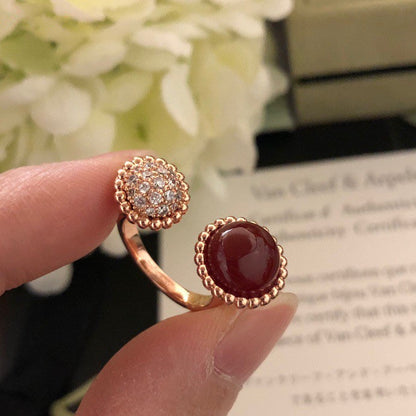 [Liorra]PERLEE COULEURS DIAMOND Liorra GOLD BETWEEN THE FINGER RING