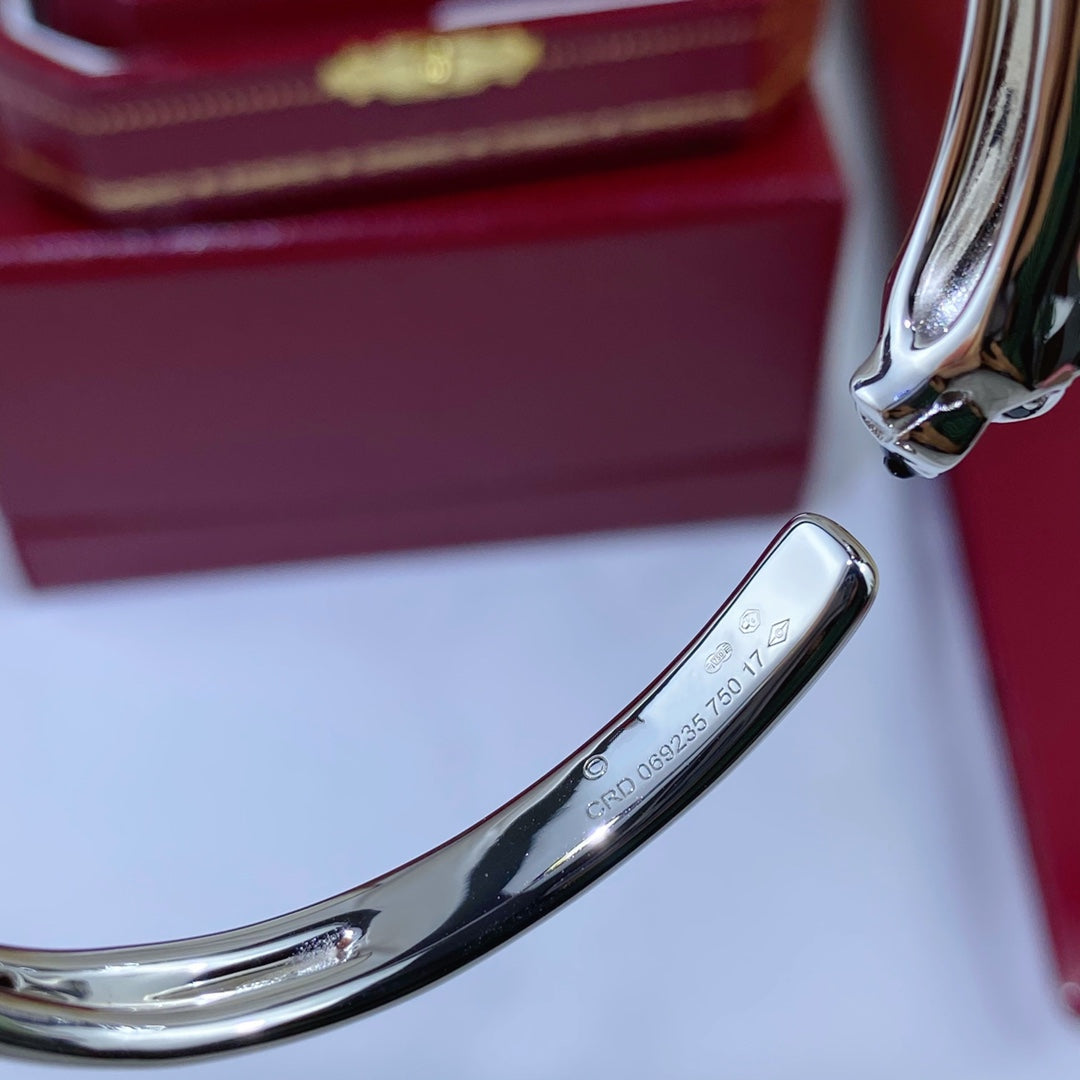 [Liorra]PANTHERE SILVER OPEN BRACELET